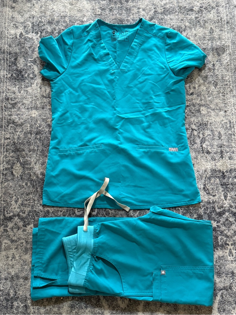 Fig scrubs. Teal Scrub Set
